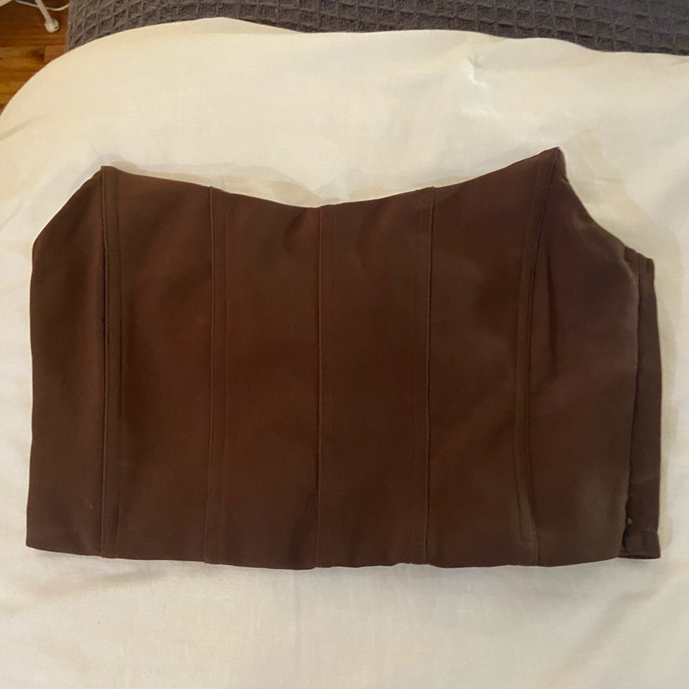 Brown Corset Top
